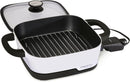 Presto 07118 Precise 12-Inch Tuxedo Digital Electric Skillet Multi-Cooker 400?F