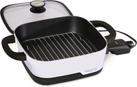 Presto 07118 Precise 12-Inch Tuxedo Digital Electric Skillet Multi-Cooker 400?F