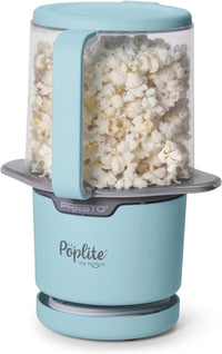 Presto 04811 PopLite My Munch Hot Air Popper Popcorn Popper Healthy Fast Easy