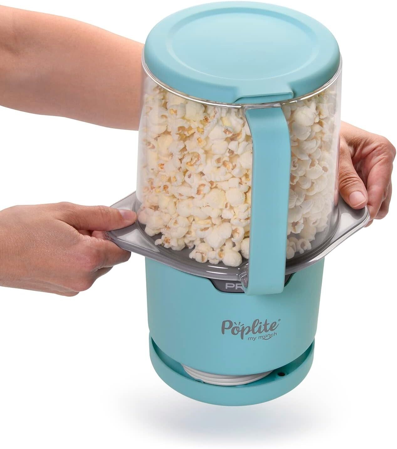 Presto 04811 PopLite My Munch Hot Air Popper Popcorn Popper Healthy Fast Easy