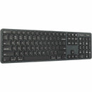 Targus AKB873US Full Size Wireless Bluetooth RF Keyboard BLACK MAC PC Chrome