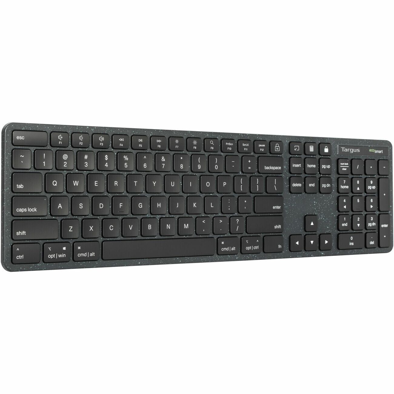 Targus AKB873US Full Size Wireless Bluetooth RF Keyboard BLACK MAC PC Chrome