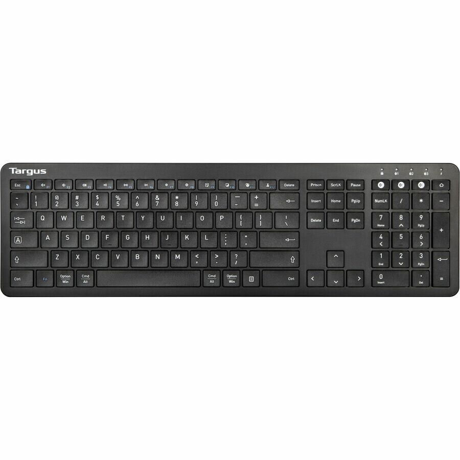 Targus AKB864US Full Size Multi-Device Bluetooth Antimicrobial Keyboard PC MAC