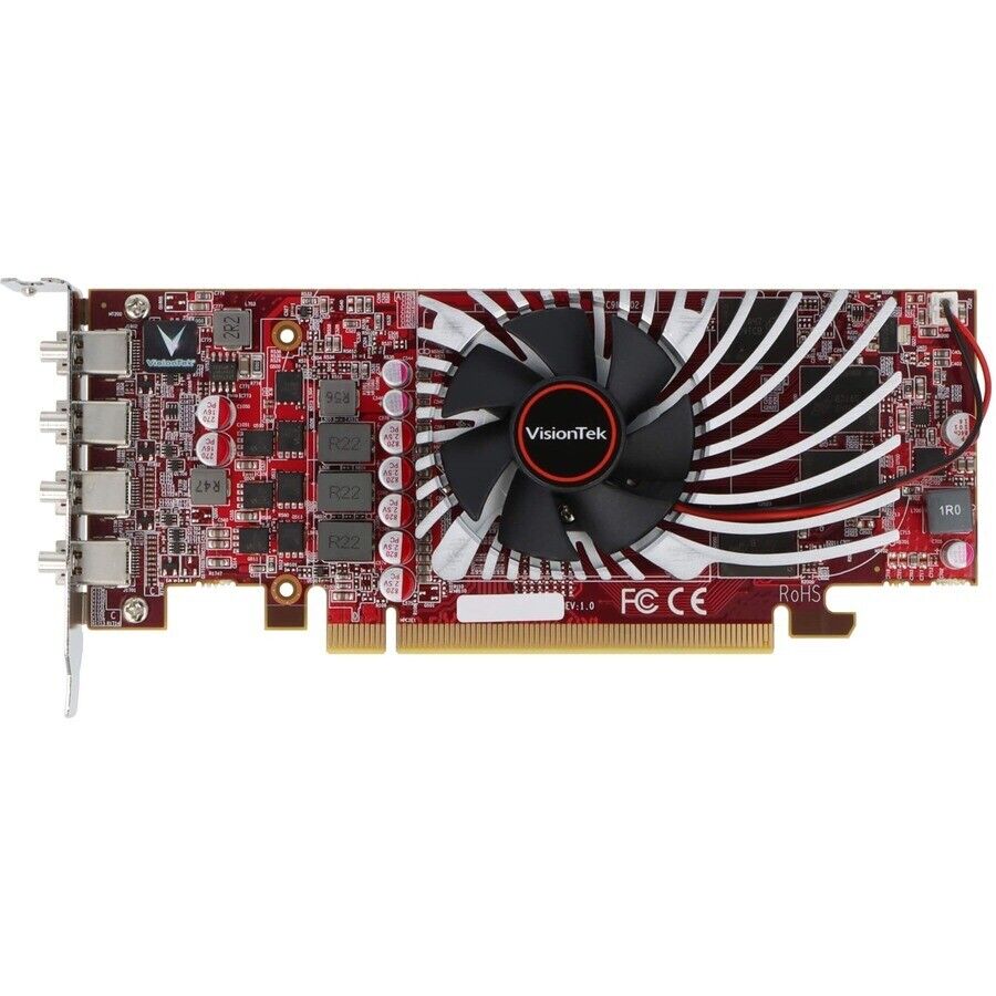 Visiontek 901466 2GB AMD Radeon RX 550 Graphics Card 4K 4x MiniDisplayPort mDP