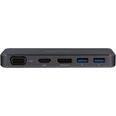 Visiontek 901226 VT200 USB-C Dual Display Docking Station Thunderbolt HDMI VGA