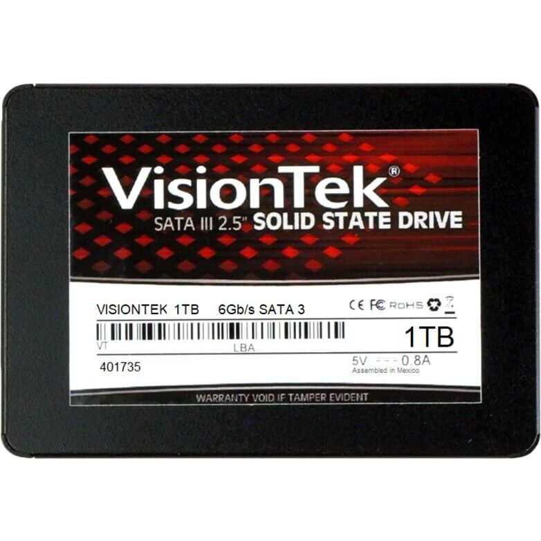 Visiontek 901169 1TB 2.5" 7mm SSD Pro SATA 600 550 Read 445 Write Solid State