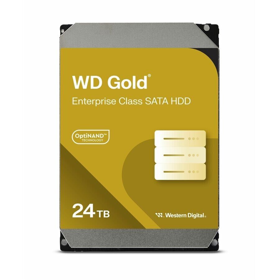 Western Digital WD241KRYZ Gold ENT 24TB 3.5" HDD SATA/600 7200rpm Hard Drive