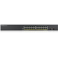 Zyxel GS1900-24HPV2 24 Port Gigabit Ethernet Smart Managed 170W PoE Rack Switch