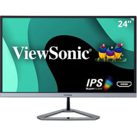 Viewsonic VX2476-SMHD 24" 1080p Ultra Thin IPS Monitor HDMI DP VGA Speaker Black