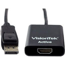 Visiontek 900637 5" 4K DisplayPort Male to HDMI Female Active Adapter 3840x2160