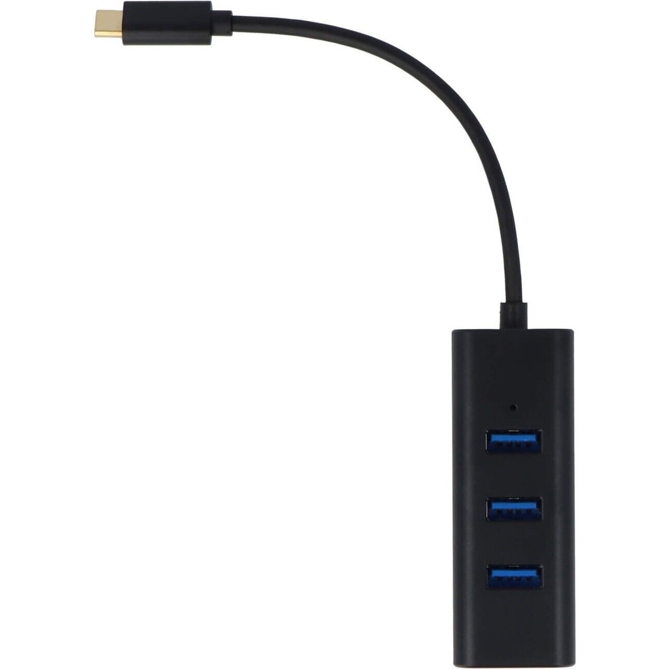 Visiontek 901434 USB-C 4 Port USB 3.0 HUB External Adapter PC Mac Black