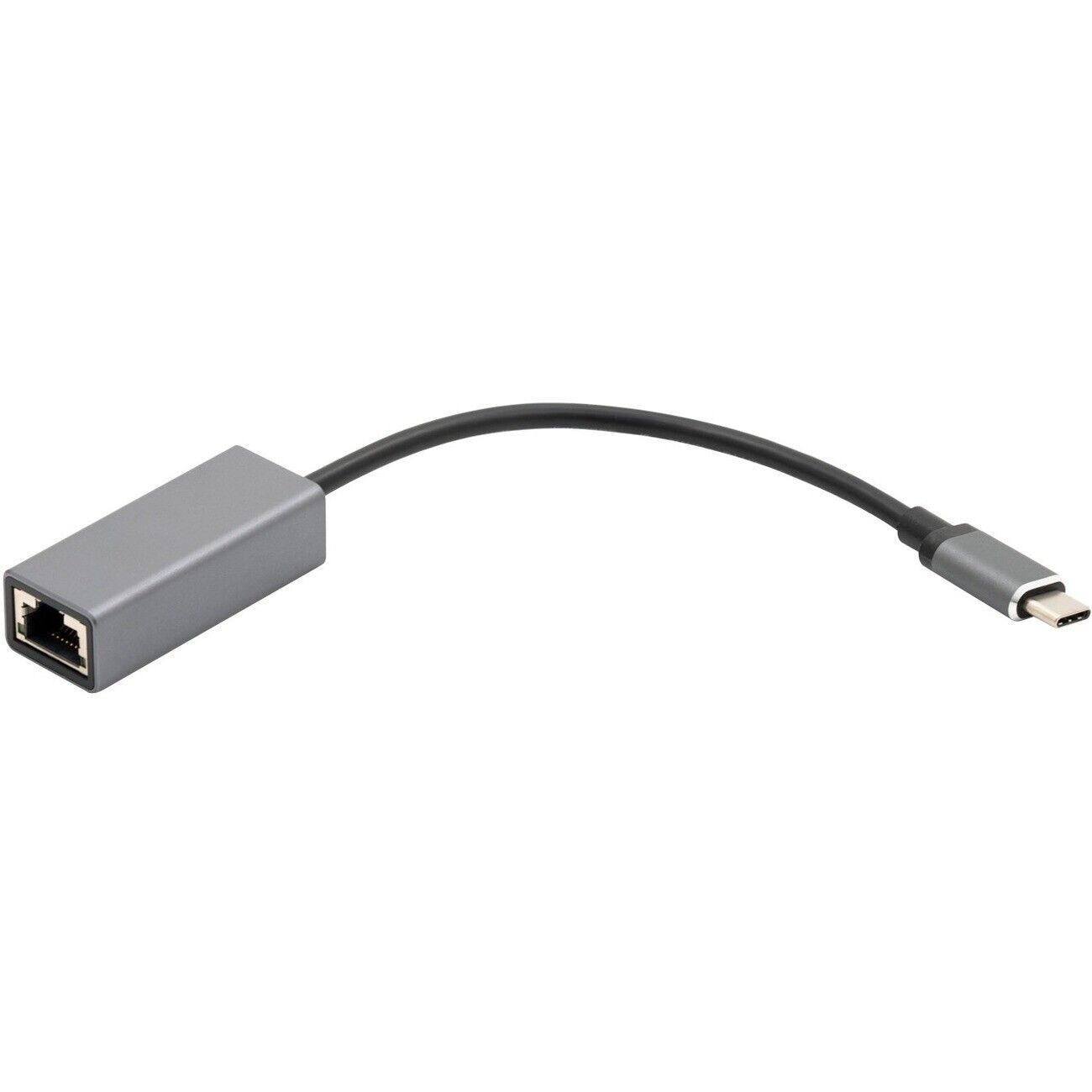 Visiontek 901358 USB-C Male to Ethernet RJ45 1 Gigabit M/F Adapter Windows MAC