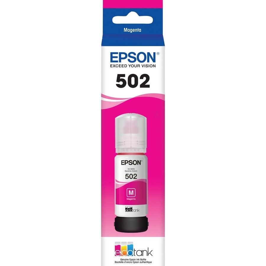 Epson T502320-S T502 Original Ink Refill MAGENTA Ink Bottle ET27xx ET37xx ET47xx