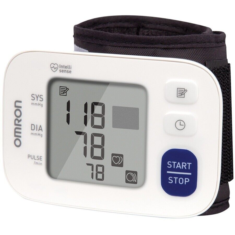 Omron BP6100 3 Series Wrist Blood Pressure Monitor Easy to Read LCD Display