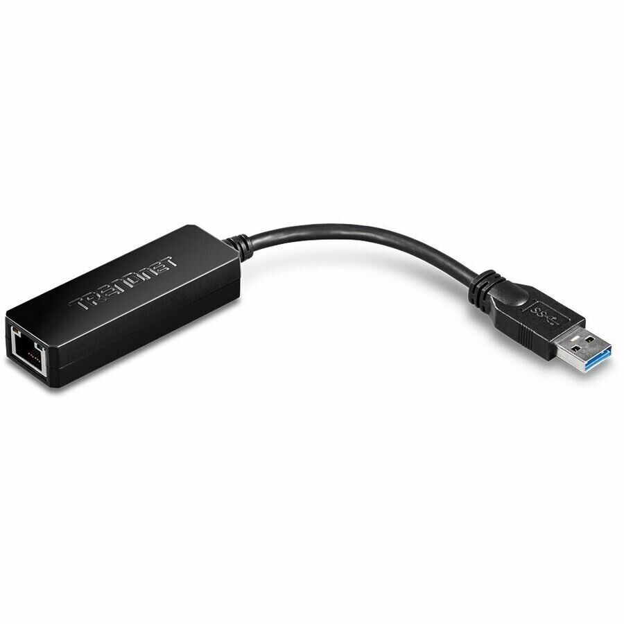 TRENDnet TU3-ETG USB 3.0 to Gigabit Ethernet Adapter Full Duplex USB Powered