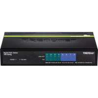 TRENDnet TPE-TG44g 8 Port Gigabit Unmanaged Switch 4 Port PoE+ 61W Budget Metal