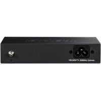 TRENDnet TPE-S50 6 Port 10/1000 4x PoE Switch 60W Budget Metal Case Fanless