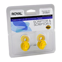 Royal 013025 Typewriter Lift-Off Correction Tapes Scriptor & Scriptor II 2/Order