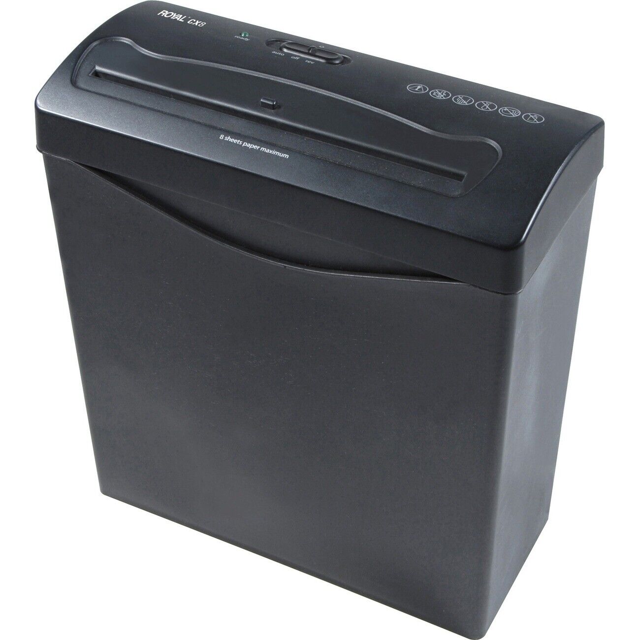 Royal 89341P CX8 Paper Shredder Shredder 8 per Pass Paper Credit Card Staples