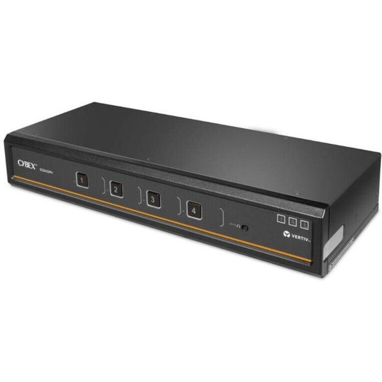 Vertiv Cybex SC940DPH-400 Secure KVM Dual Head 4 DisplayPort Desktop 1U Switch