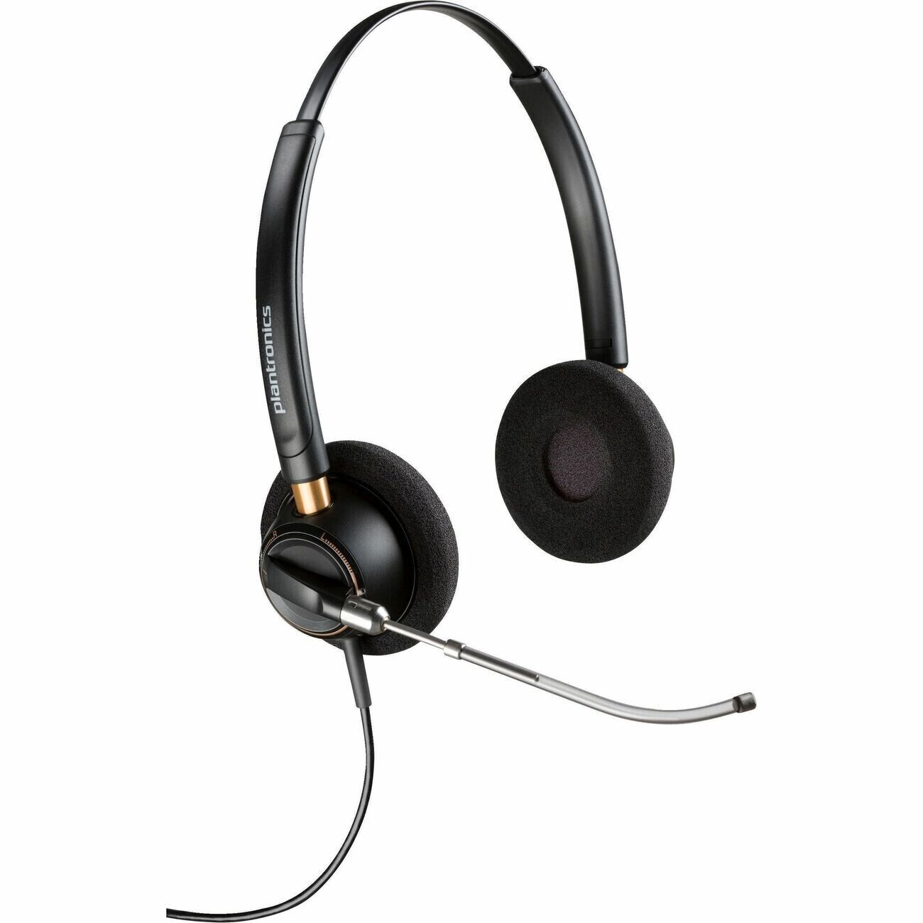 Poly 783P8AA#ABA EncorePro 520V Stereo Headset Voice Tube Quick Disconnect 3.5mm