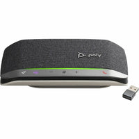 Poly 772C9AA Sync 20+ USB Bluetooth Wireless Speakerphone Teams PC MAC SIL BLK