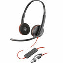 Poly 8X2J9A6 Blackwire 3220 Stereo USB-C/A 3.5mm Headset Inline Control PC MAC