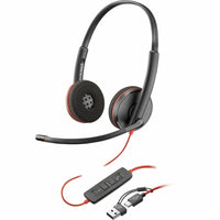 Poly 8X2J9A6 Blackwire 3220 Stereo USB-C/A 3.5mm Headset Inline Control PC MAC
