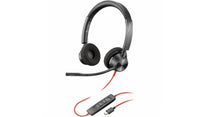 Poly 8X219AA Blackwire 3320 Stereo USB-C/A 3.5mm Headset Inline Cntrl TAA PC MAC