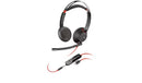 Poly 8X231A6 Blackwire 5220 Stereo USB-C/A 3.5mm Headset Inline Control TEAMS