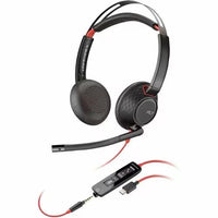Poly 8M3W5AA#ABA Blackwire C5220 Stereo USB-C Headset 3.5mm Inline Control Teams