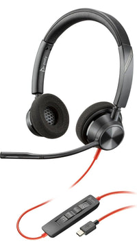 Poly 8M3U9AA#ABA Blackwire 3320 Stereo Headset USB-C/A Omni Mic