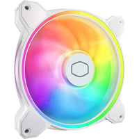 Cooler Master MFL-B4DW-16NP2-R2 MasterFan 140 Halo2 Fan RGB White 5.51"