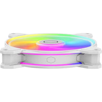 Cooler Master MFL-B4DW-16NP2-R2 MasterFan 140 Halo2 Fan RGB White 5.51"