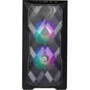 Cooler Master TD300-KGNN-S00 Master Box Mesh Computer Tower Case MiTX MATX Black