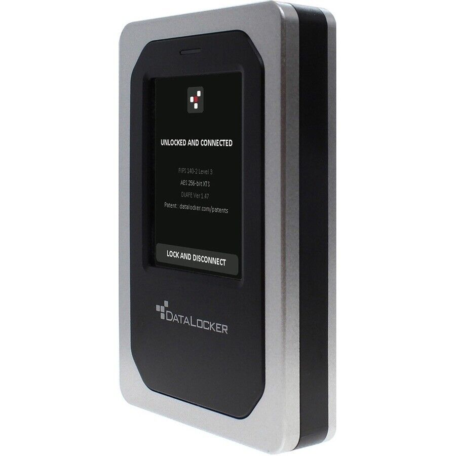 DataLocker DL4-SSD-2TB-FE DL4 2TB Portable SSD External USB-C 256 Encrypt