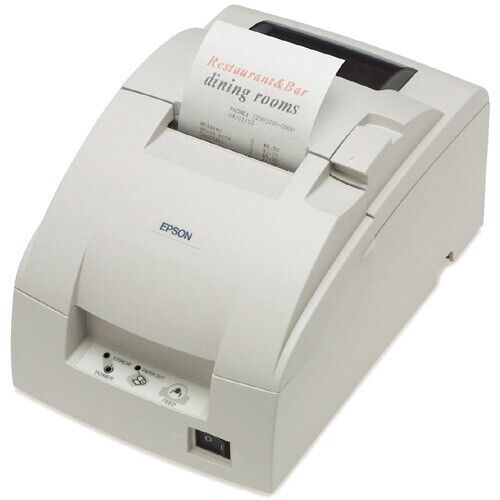 Epson C31C514A8731 TM-U220B Receipt Printer Model M188B, USB Interface, Gray