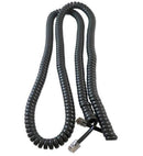 Cablesys 2500DG 25' Medium GRAY Telephone Handset RJ9 Curly Cord GCHA444025-FDG
