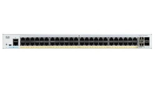 Cisco C1000-48P-4G-L Catalyst 48 Port Gig PoE+ 4 Uplink 4 SFP Managed Switch