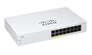 Cisco CBS110-16PP-NA 8 GIgabit 8 PoE 64W Budget Unmanaged Network Switch