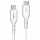 Rocstor Y10C499-W1 6FT USB-C to USB-C Charging Data Sync Cable 240W PD WHITE