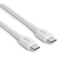 Rocstor Y10C499-W1 6FT USB-C to USB-C Charging Data Sync Cable 240W PD WHITE