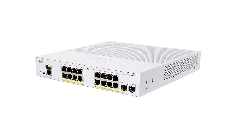 Cisco CBS350-16P-E-2G-NA 16 Giga PoE+ 2 Giga Exp 2 SFP Managed Network Switch