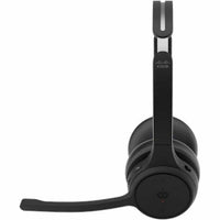 Cisco HS-WL-722-BUNA-C Dual Ear Bluetooth USB-A Headset w HD Adapter Case Black