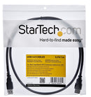 StarTech USB3SEXT1MBK 3Ft USB-A 3.0 Extension SuperSpeed Cable M/F