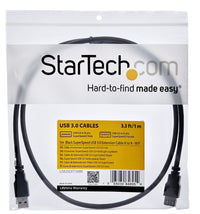 StarTech USB3SEXT1MBK 3Ft USB-A 3.0 Extension SuperSpeed Cable M/F