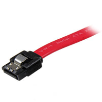 StarTech LSATA8 8In Latching SATA to SATA Latching Red Cable F/F HDD SSD