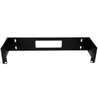 StarTech WALLMOUNTH2 2U 6" Deep Hinged Wall Mount Patch Panel Bracket Black