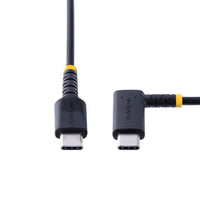 StarTech R2CCR-2M-USB-CABLE 6Ft USB-C to Rght-Angle USB-C Rugged Charging Cable