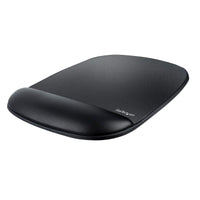 StarTech B-ERGO-MOUSE-PAD Mouse Pad w Wrist Support ERGO Gel Cushion Black